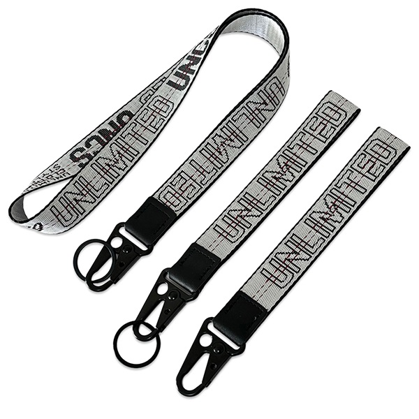 Heavy Duty Jacquard Nylon Lanyard